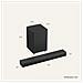 Soundbar S30A, 140W su 2.1 canali, Dolby Digital, DTS, Subwoofer wireless, AI Sound Pro, HDMI ARC, Bluetooth, USB - Foto miniatura 10