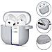 Coperchio In Silicone Con Gancio Per Airpods 4"" - Grigio - Foto miniatura 3
