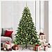 Albero di Natale artificiale con 300 LED Verde 210 cm PE e PVC - Foto miniatura 2