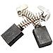 Spazzole di carbone per Hitachi DH 55 - 7 x 13 x 17 mm - coppia - Foto miniatura 2