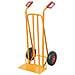 Carrello portacasse acciaio ruote pneumatiche max 200 kg cm 53x46x h105 - Foto miniatura 4