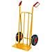 Carrello portacasse acciaio ruote pneumatiche max 200 kg cm 53x46x h105 - Foto miniatura 1