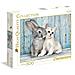 Puzzle 500 Pz - High Quality Collection - Gattino E Coniglietto - Foto miniatura 1