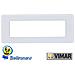 Placca 7 Moduli Bianco Plana 14657.01 - Foto miniatura 4