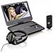 Lettore DVD Portatile DVP-1010 Schermo 10" 1024 x 600 Pixel Nero con Telecomando e Cuffie - Foto miniatura 1
