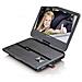 Lettore DVD Portatile DVP-1010 Schermo 10" 1024 x 600 Pixel Nero con Telecomando e Cuffie - Foto miniatura 3