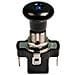Interruttore Tira / spingi Led Blu 12/24v Max 20a - Foto miniatura 3