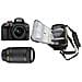 Fotocamera Reflex Digitale D3400 + Obiettivo Afp 18-55mm F / 3.5-5.6g Vr + Obiettivo Afp 70-300mm F / 4.5-6.3g Ed Vr + Borsa - Foto miniatura 1