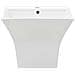 Lavabo A Parete In Ceramica Bianco 500x450x410 Mm - Foto miniatura 3