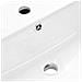 Lavabo A Parete In Ceramica Bianco 500x450x410 Mm - Foto miniatura 4
