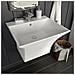 Lavabo A Parete In Ceramica Bianco 500x450x410 Mm - Foto miniatura 1