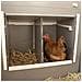 Pollaio ECO Barney in Plastica 137x73x83 cm Grigio e Bianco - Foto miniatura 4