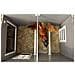 Pollaio ECO Barney in Plastica 137x73x83 cm Grigio e Bianco - Foto miniatura 8