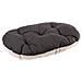 Cuscino Relax F - Cuscino Morbido Per Cani E Gatti Marrone 78 X 50 Cm - Foto miniatura 2