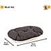 Cuscino Relax F - Cuscino Morbido Per Cani E Gatti Marrone 78 X 50 Cm - Foto miniatura 4