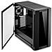 Case Elite Shark CA200G Midi Tower ATX / CEB / EATX / EEB / Micro-ATX / Mini-ITX 2 Porte USB 3.0 Colore Nero (Finestrato)  - Foto miniatura 4