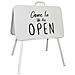Dominic - Cartello Open Close In Acciaio - Foto miniatura 6