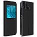 Custodia Honor 9x Lite Sportellino Finestra Funzione Supporto Nero - Foto miniatura 1