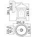 Elstead Marblehead - Lanterna Da Parete Piccola A 1 Luce - Finitura Bronzo Palladiano, Attacco E27 - Foto miniatura 2