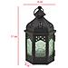 Lanterne Portacandela Decorativa Vetro Metallo Verde Nero 17x9x8 - Foto miniatura 2