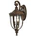 Lanterna Da Parete Grande 3 Luci Da Esterno In Bronzo Britannico Ip44, E14 - Foto miniatura 1