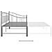 Telaio Divano Letto Estraibile Grigio In Metallo 90x200 Cm - Foto miniatura 6