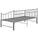 Telaio Divano Letto Estraibile Grigio In Metallo 90x200 Cm - Foto miniatura 8