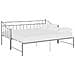 Telaio Divano Letto Estraibile Grigio In Metallo 90x200 Cm - Foto miniatura 1