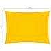 Parasole a Vela Oxford Rettangolare 2x4,5 m Gialla - Foto miniatura 6