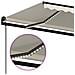 Tenda Automatica con Sensore Vento e LED 500x350 cm Crema - Foto miniatura 3