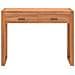 Scrivania con 2 Cassetti 100x40x75 cm in Legno di Teak - Foto miniatura 5