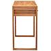 Scrivania con 2 Cassetti 100x40x75 cm in Legno di Teak - Foto miniatura 6