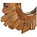 Specchio Da Parete 40 Cm In Legno Di Teak Rotondo - Foto miniatura 3