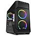 Case Micro-atx 2xusb 3.0, Vetro Temperato, 2x120mm Fan Front, 1x120mm Fan Rear, 4 Slot Espa - Foto miniatura 1