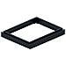 Porta Accessori Zoccolo per scaffale 800 X 800 Mm per Armadi Rack Colore Nero - Foto miniatura 1