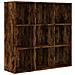 Libreria Rovere Fumo 98x30x98 Cm - Foto miniatura 2