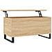 Tavolino Salotto Rovere Sonoma 90x44,5x45 Cm Legno Multistrato - Foto miniatura 2