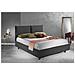 Letto Matrimoniale, Il Modello Lille E' Un Letto Semplice Ma Allo Stesso Tempo Raffinato, Rete A Doghe 160x190 Cm, Compreso Box Contenitore, Rivestimento Sfoderabile, Made In Italy - Foto miniatura 5
