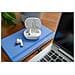 Auricolari bianco sabbia Voyager Free 60+ UC + Adattatore BT700 USB-C + Custodia di ricarica touchscreen - Foto miniatura 8