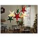 Set Di 2 Stelle Led Carta Verde Brillante 45 Cm Motti - Foto miniatura 1