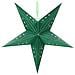 Set Di 2 Stelle Led Carta Verde Brillante 45 Cm Motti - Foto miniatura 3
