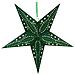 Set Di 2 Stelle Led Carta Verde Brillante 45 Cm Motti - Foto miniatura 5