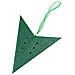 Set Di 2 Stelle Led Carta Verde Brillante 45 Cm Motti - Foto miniatura 7