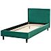 Letto Velluto Fitou 90 X 200 Cm Verde Scuro - Foto miniatura 8