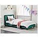 Letto Velluto Fitou 90 X 200 Cm Verde Scuro - Foto miniatura 1