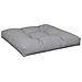 Cuscino Per Pallet Grigio 70x70x12 Cm In Tessuto - Foto miniatura 2