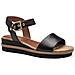 Black Casual Open Sandals Sandali Pelle Scarpe Donna Nero Eu 36, 1-28222-42 001 - Foto miniatura 1