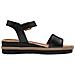 Black Casual Open Sandals Sandali Pelle Scarpe Donna Nero Eu 36, 1-28222-42 001 - Foto miniatura 3