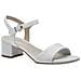 White Casual Open Sandals Sandali Pelle Scarpe Donna Bianco Eu 38, 1-28250-42 100 - Foto miniatura 1