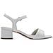 White Casual Open Sandals Sandali Pelle Scarpe Donna Bianco Eu 38, 1-28250-42 100 - Foto miniatura 3